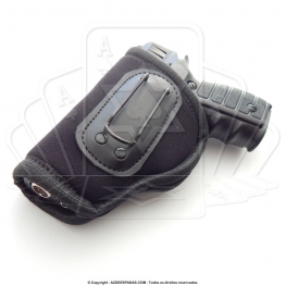 Coldre interno de neoprene para canhotos pistolas compactas 3