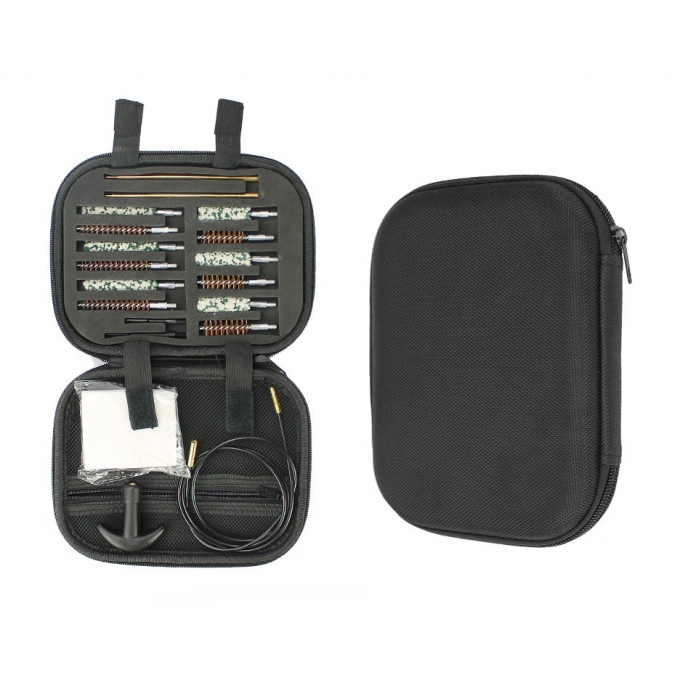 Kit De Limpeza Aurok Para Armas Calibre Do 2.2mm Ao 4.5mm Com Estojo