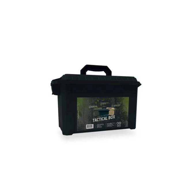 Caixa Famplas Tactical Box P Preta - S/ Espuma
