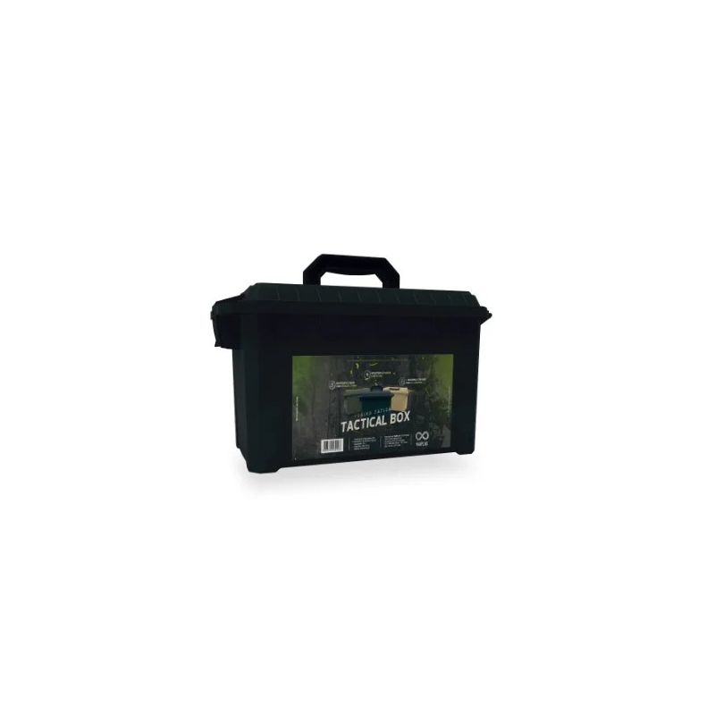 Caixa Famplas Tactical Box P Preta - S/ Espuma