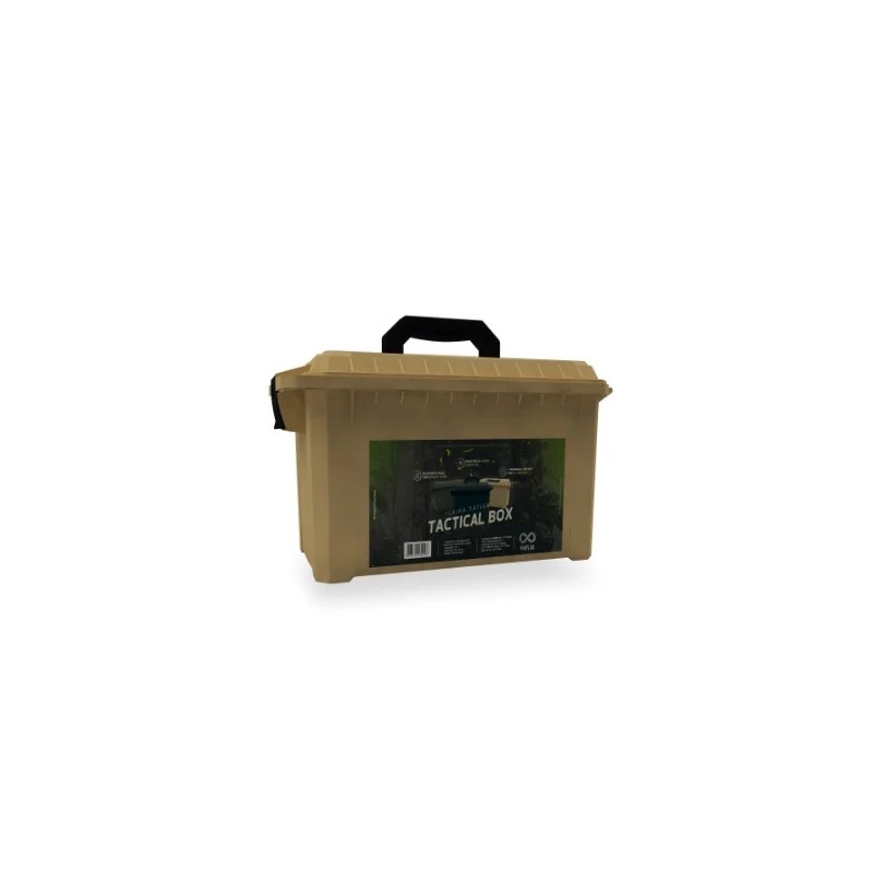 Caixa Famplas Tactical Box G Bege - S/ Espuma