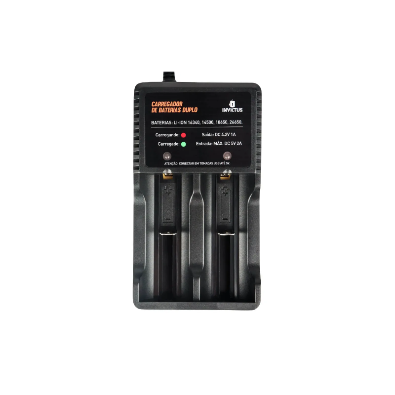 Carregador de Baterias Duplo Enterprise Invictus