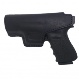 Coldre Velado em Couro Premium para G25, G19 e G23 Destro