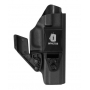 Coldre Invictus Kydex IWB 2.0 Canhoto Glock-Série Standard G17 - G22
