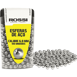 Esfera De Aço 6,0mm 100un - Rossi