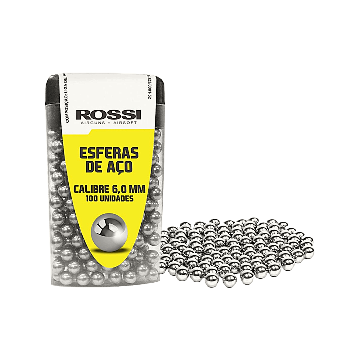 Esfera De Aço 6,0mm 100un - Rossi