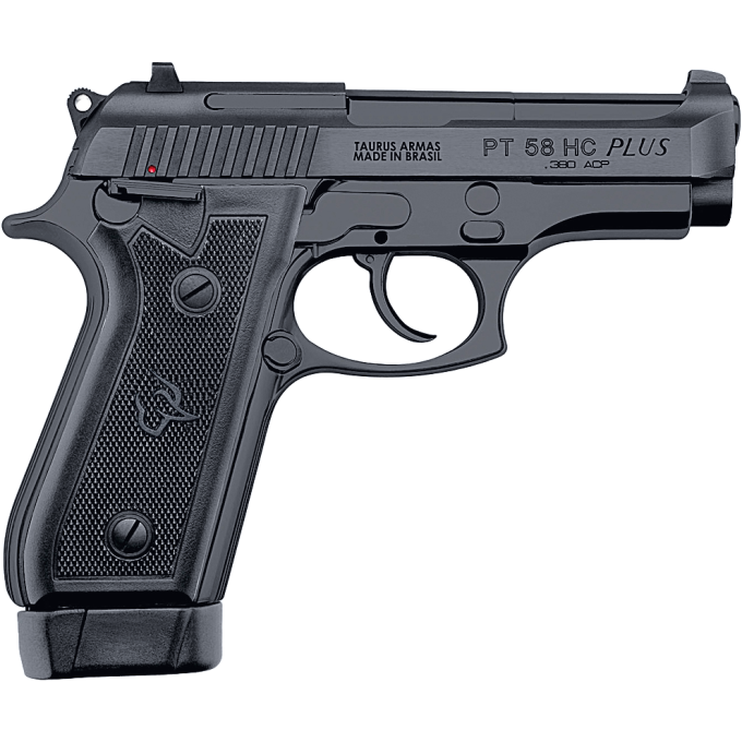 Pistola Taurus 58 HC Plus 20 Tiros Oxidada Fosco Calibre 380