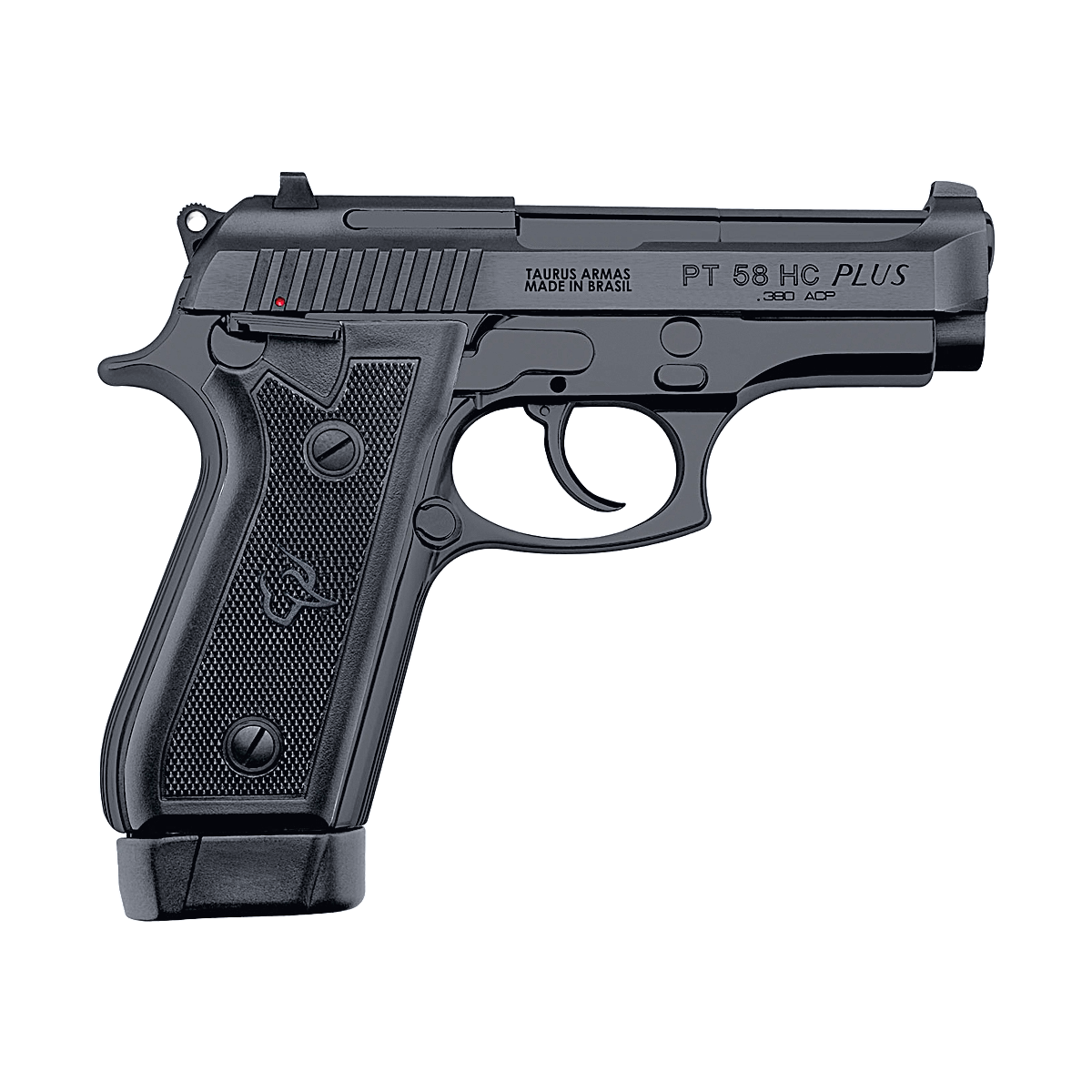 Pistola Taurus 58 HC Plus 20 Tiros Oxidada Fosco Calibre 380
