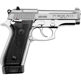 Pistola Taurus 58 HC Plus 20 Tiros Inox Fosco Calibre 380