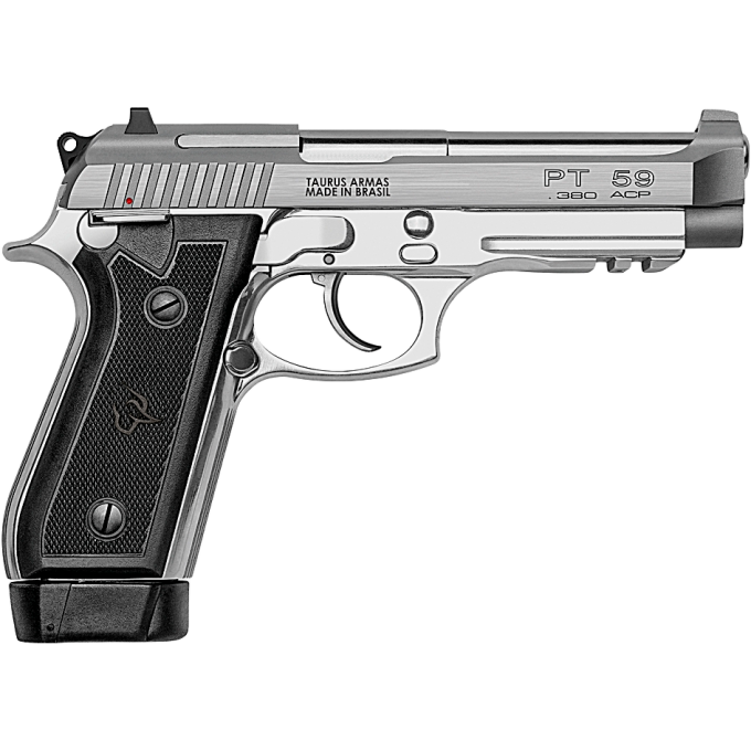 Pistola Taurus 59 S Inox Fosco 20 Tiros Calibre 380