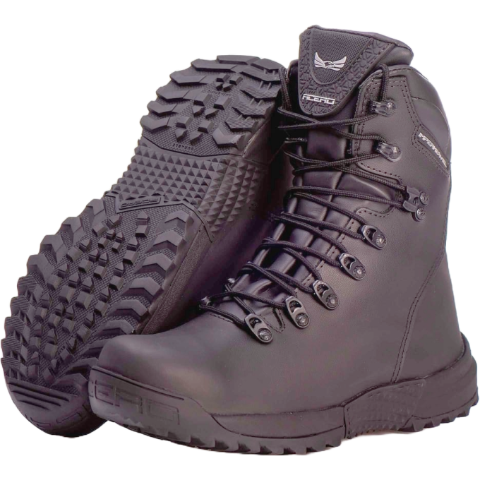 Bota Coturno Impermeável Acero Couro Apache - Preto