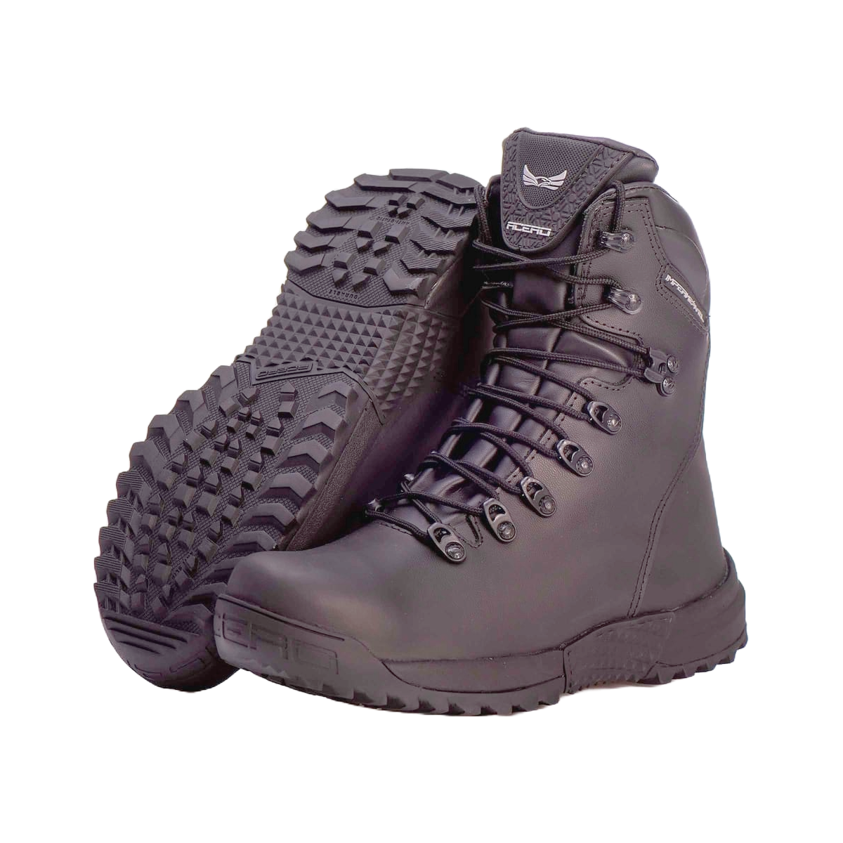 Bota Coturno Impermeável Acero Couro Apache - Preto