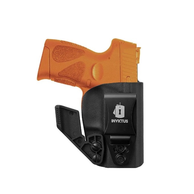 Coldre Invictus Kydex Iwb 2.0 - Preto - Destro - G2C