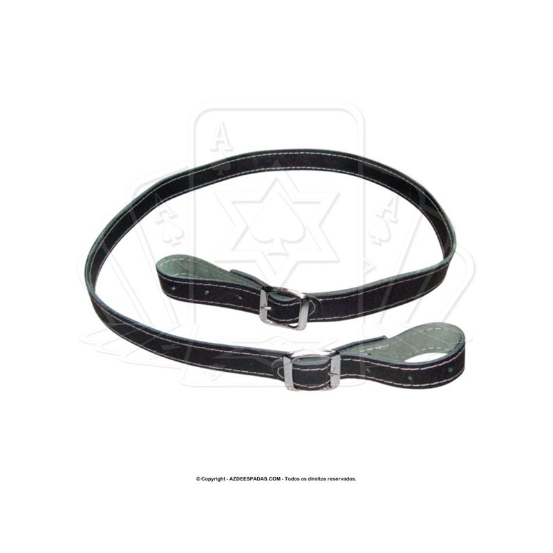 Bandoleira de Couro Duplo